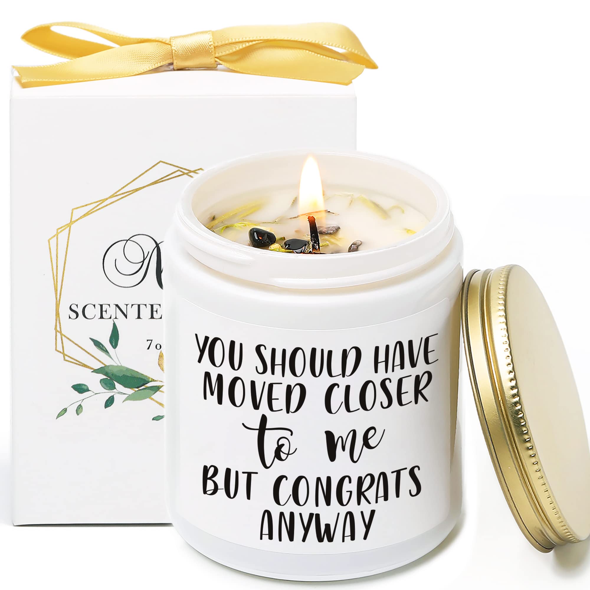 Housewarming Gifts for New Home - Vanilla & Lavender Scented Soy Candles - Perfect for Home Decor, Relaxation & Romantic Ambiance - Thoughtful Moving In Present for Friends & Family