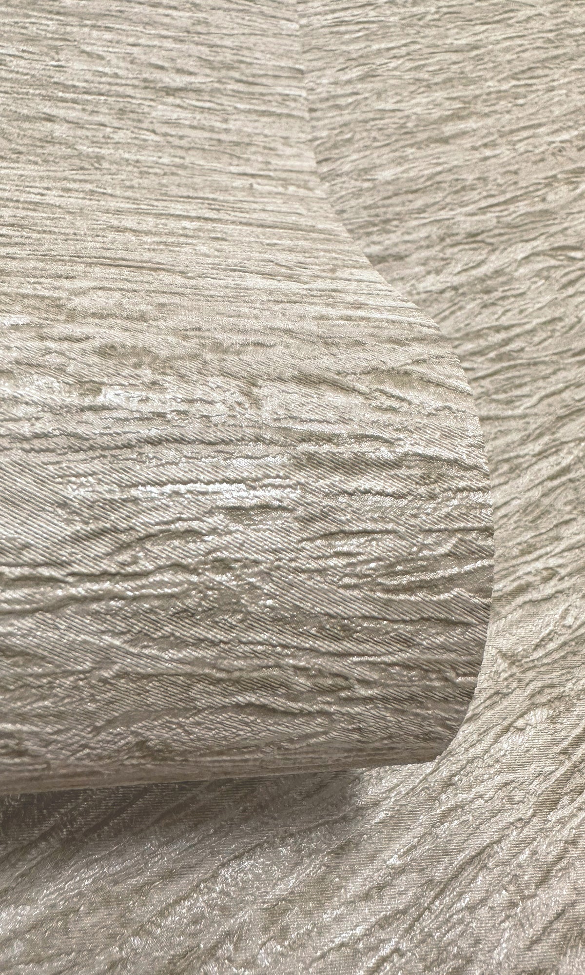 Beige Water Ripple Print Wallpaper - Horizontal Textured Peel and Stick Wallpaper R9531 for Living Room, Bedroom, Bathroom Decor