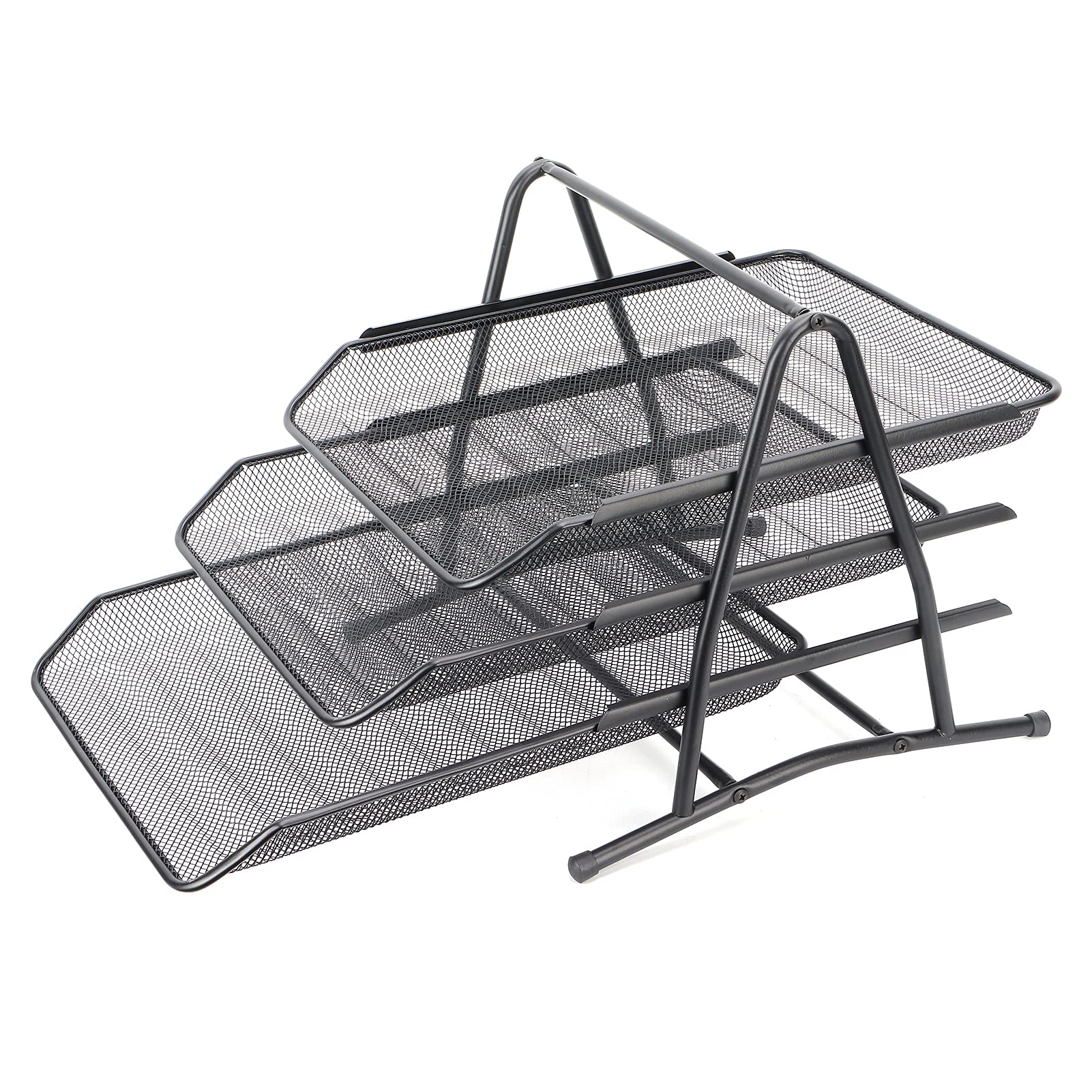 Desk File Organizer & Wall Storage Box - Premium Folder Holder for Office Supplies, Stationery, and Documents | Perfect for Home Office, School, and Workspace Organization