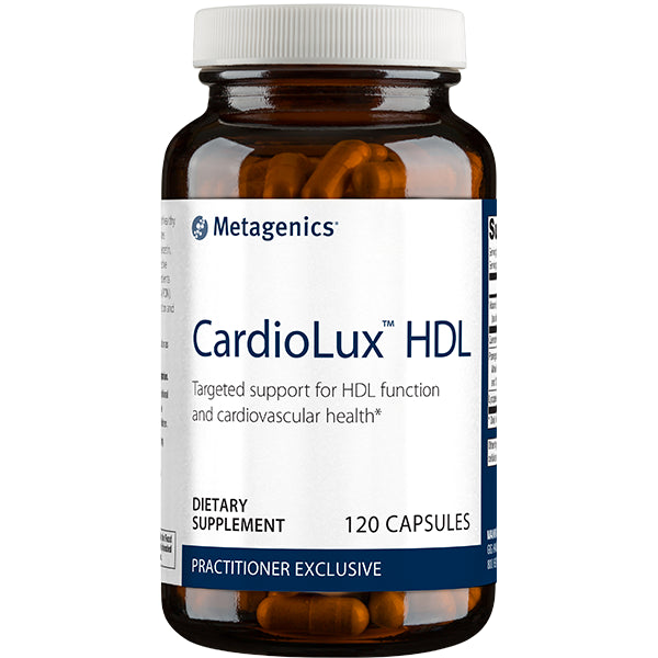 Cardiolux HDL Cholesterol Support Supplement - 120 Capsules | Heart Health & Cardiovascular Support for Men & Women | Daily Wellness & Cholesterol Management
