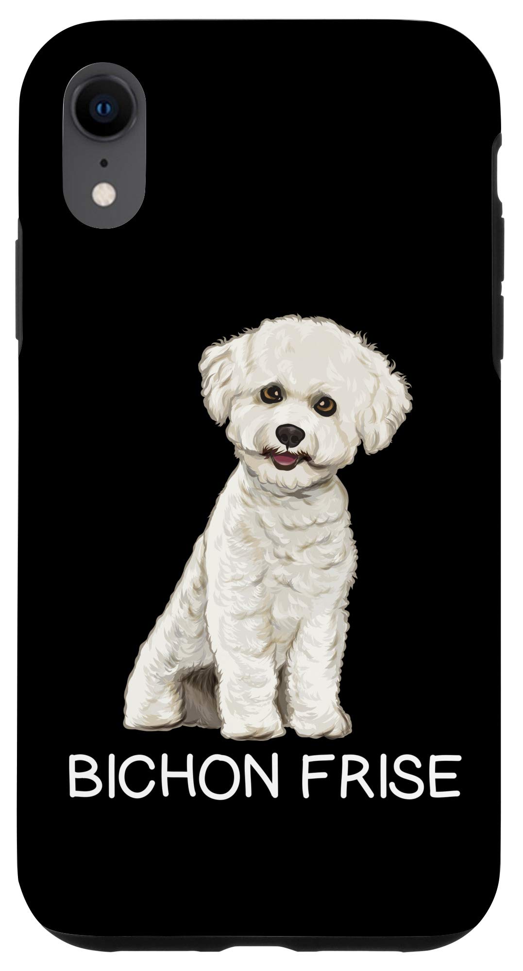 iPhone XR Case for Dog Lovers - Cute Bichon Frise Design, Shockproof Protective Cover | Perfect Gift for Pet Owners, Daily Use & Outdoor Activities