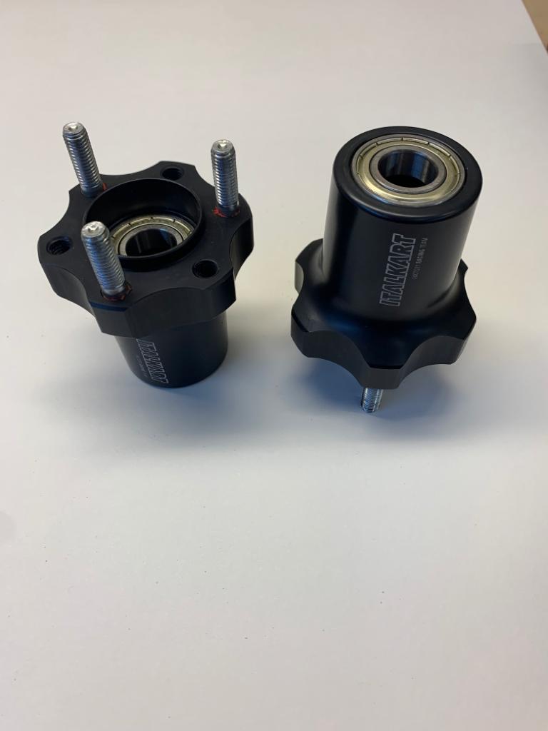 70 x 17mm Front Hub - Italkart Quattro Black Replacement Part for Go-Karts, ATVs, and Mini Bikes | Durable Alloy Wheel Bearing for Racing & Off-Road Vehicles