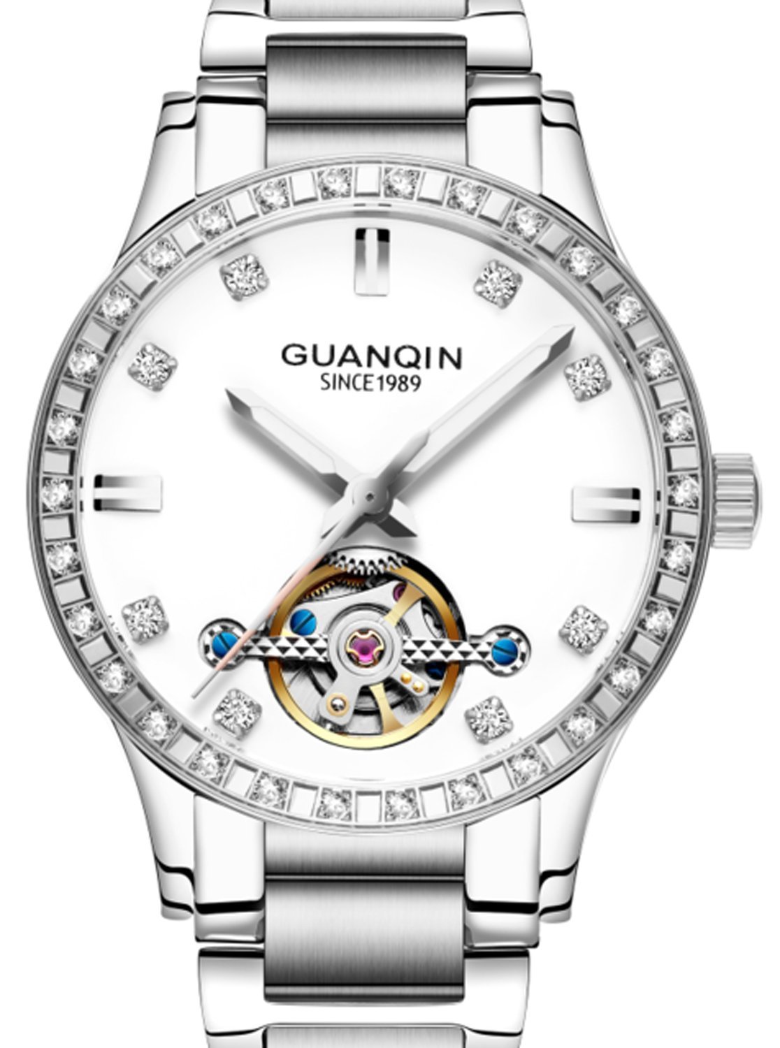 Carlien Date Women's Luxury Automatic Mechanical Watch - Waterproof Business Wristwatch for Professional Women | Perfect for Office, Meetings & Formal Events