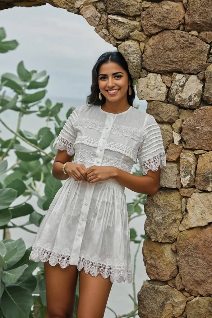 Violetta White Dress for Women - Elegant Summer Party & Wedding Guest Outfit - Perfect for Formal Events, Date Nights & Special Occasions