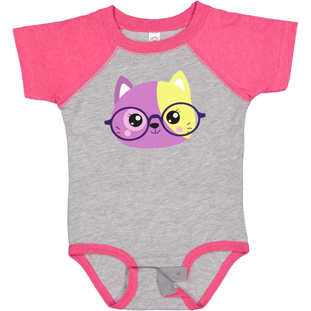 Hipster Cat Bodysuit - Kitten with Glasses for Baby Outfits