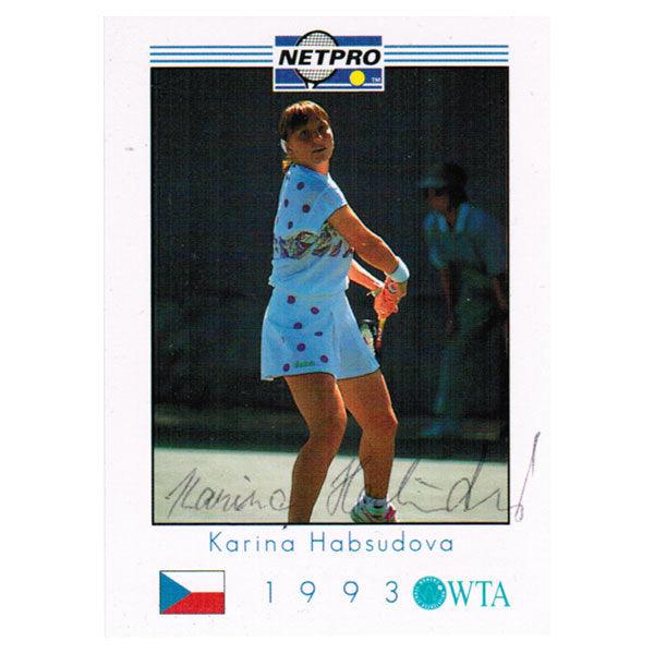 Karina Habsudova Autographed Women's Tennis Racket - Collectible Memorabilia for Fans & Sports Enthusiasts - Perfect for Display in Home, Office or Man Cave