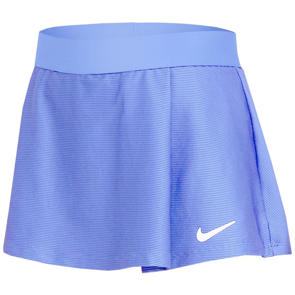 Nike Girls Victory Flouncy Skirt - Polar White | Breathable Tennis Skirt for Kids | Perfect for Sports, School & Casual Wear