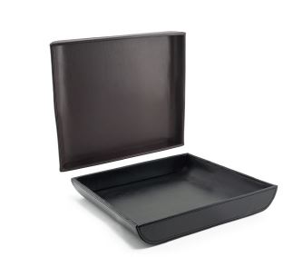 FOH London Flare Tray - Set of 4, 10-Inch Elegant Serving Trays for Parties, Dining & Home Decor | Perfect for Entertaining, Appetizers & Desserts
