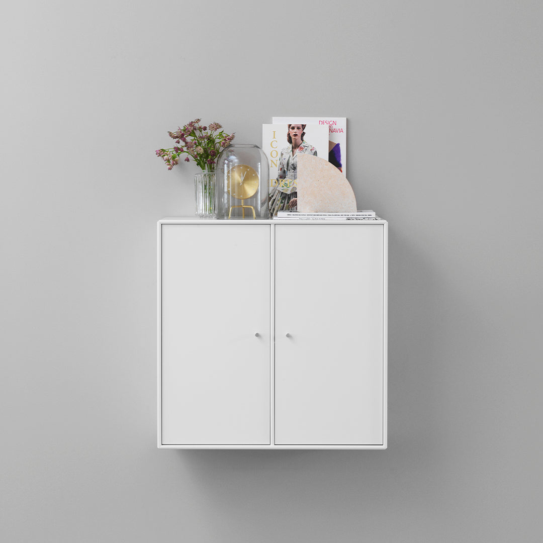 Modern 2-Door Lacquered Cabinet 1118 - Perfect for Living Room Storage & Bedroom Organization