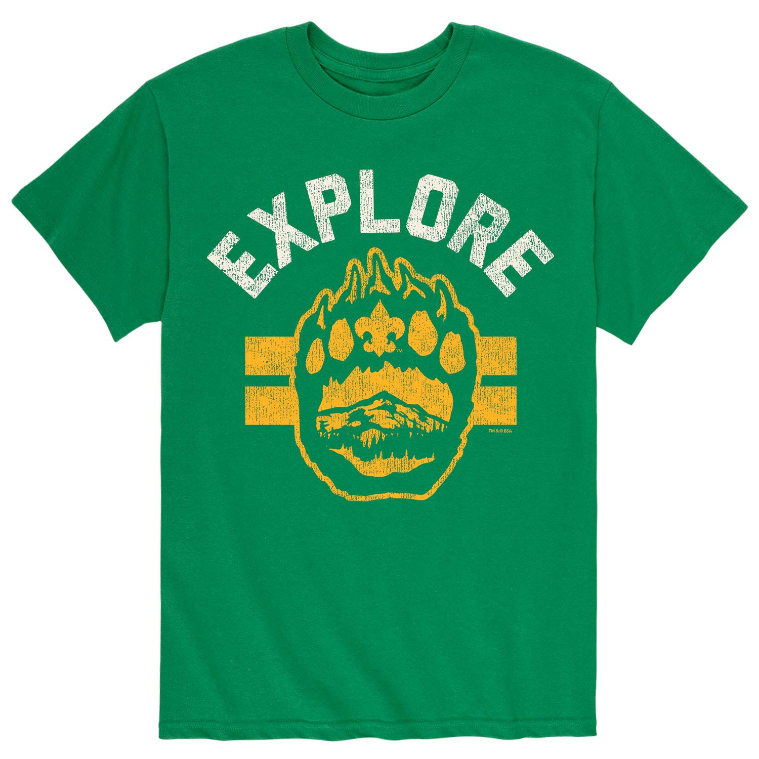 Boy Scouts of America Explore - Men's Short Sleeve Graphic T-Shirt | Comfortable Cotton Tee for Outdoor Adventures & Casual Wear