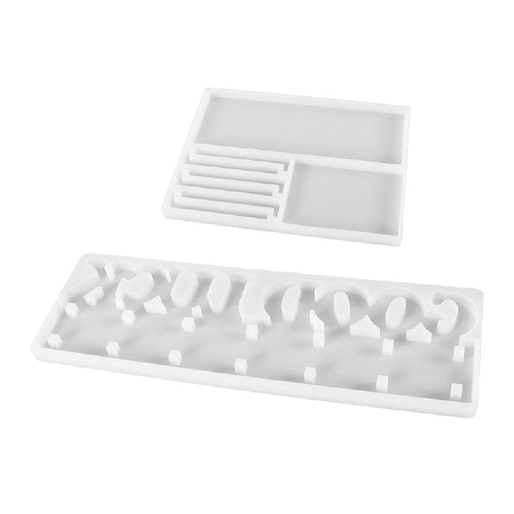 DIY Epoxy Resin Key Hooks Storage Mold - Small Items Hanging Hook Silicone Mould for Crystal Keychains & Organizers - Perfect for Home Decor, Wall Hooks, and Craft Projects
