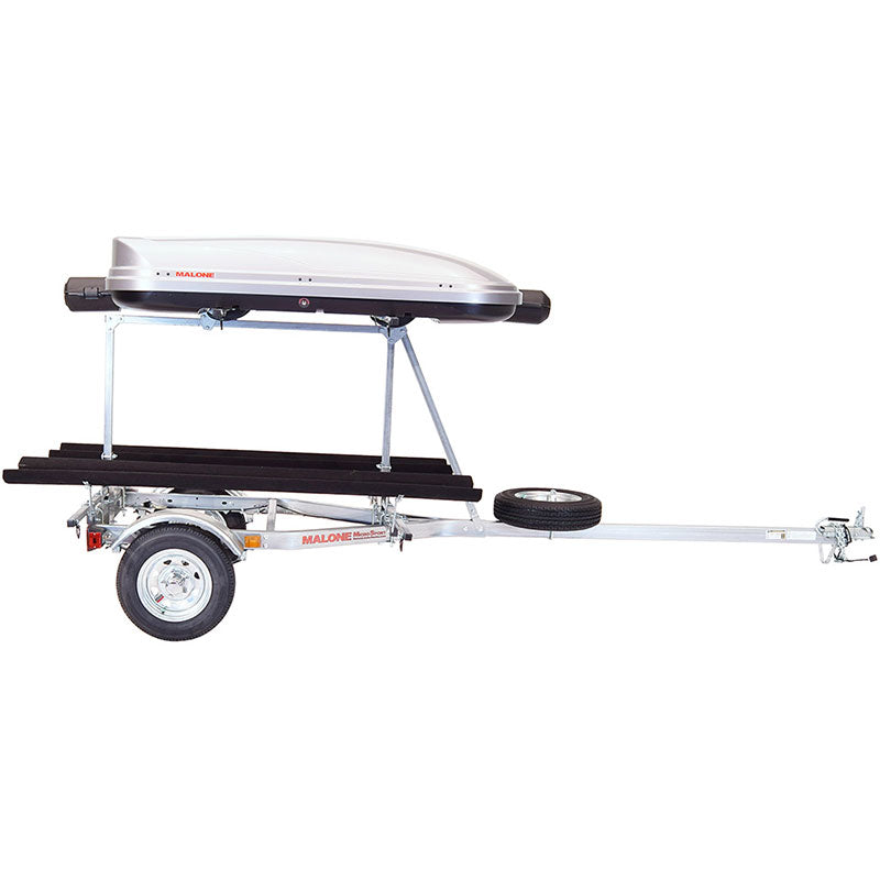 Malone MicroSport LowBed 2 Bunk Style Kayak Trailer - 2-Tier Design for Secure Transport | Perfect for Road Trips & Water Adventures