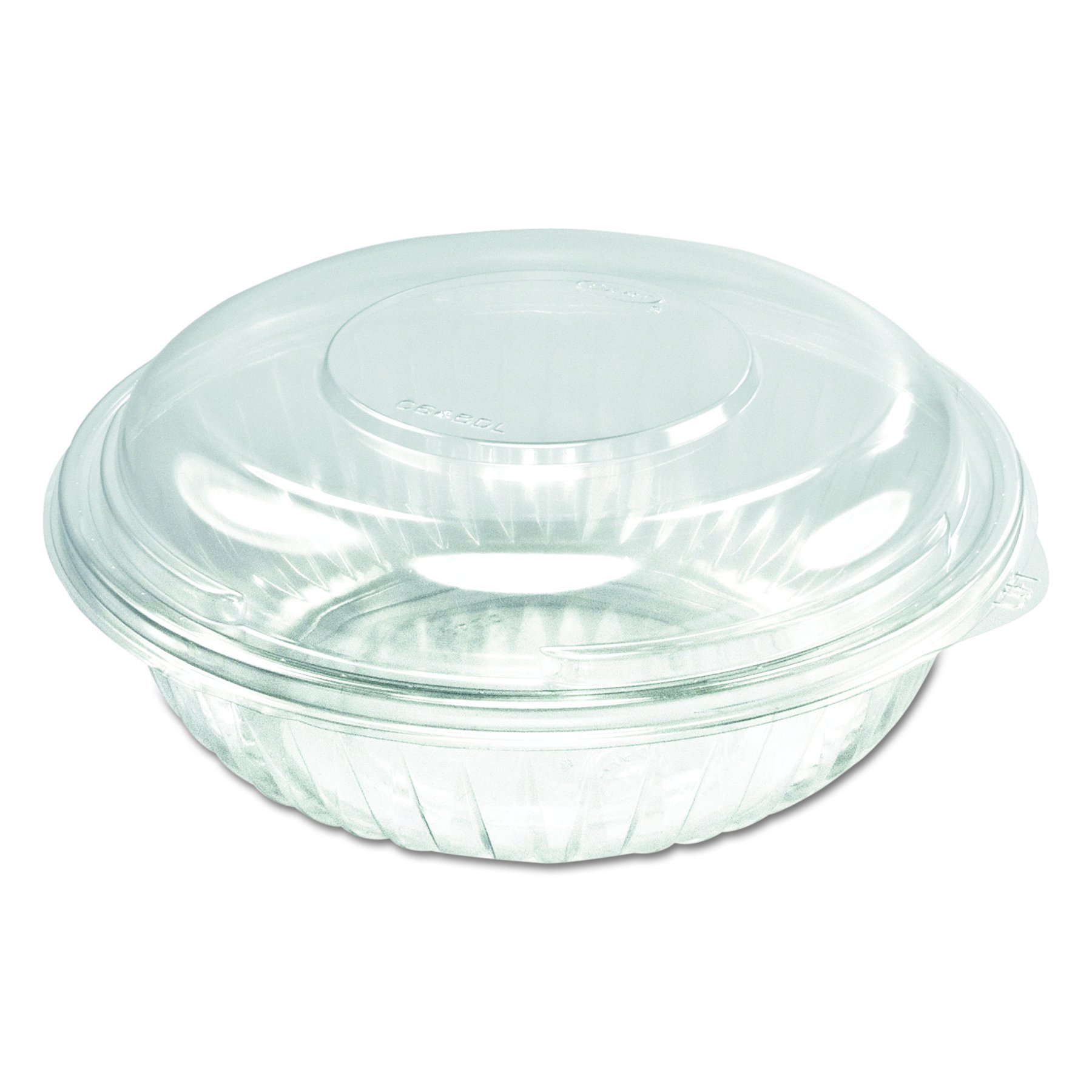 Dart C24BCD 24 oz Clear OPS Bowl with Dome Lid - Case of 126 Bowls with Lids - Perfect for Food Storage, Meal Prep, and Catering Services