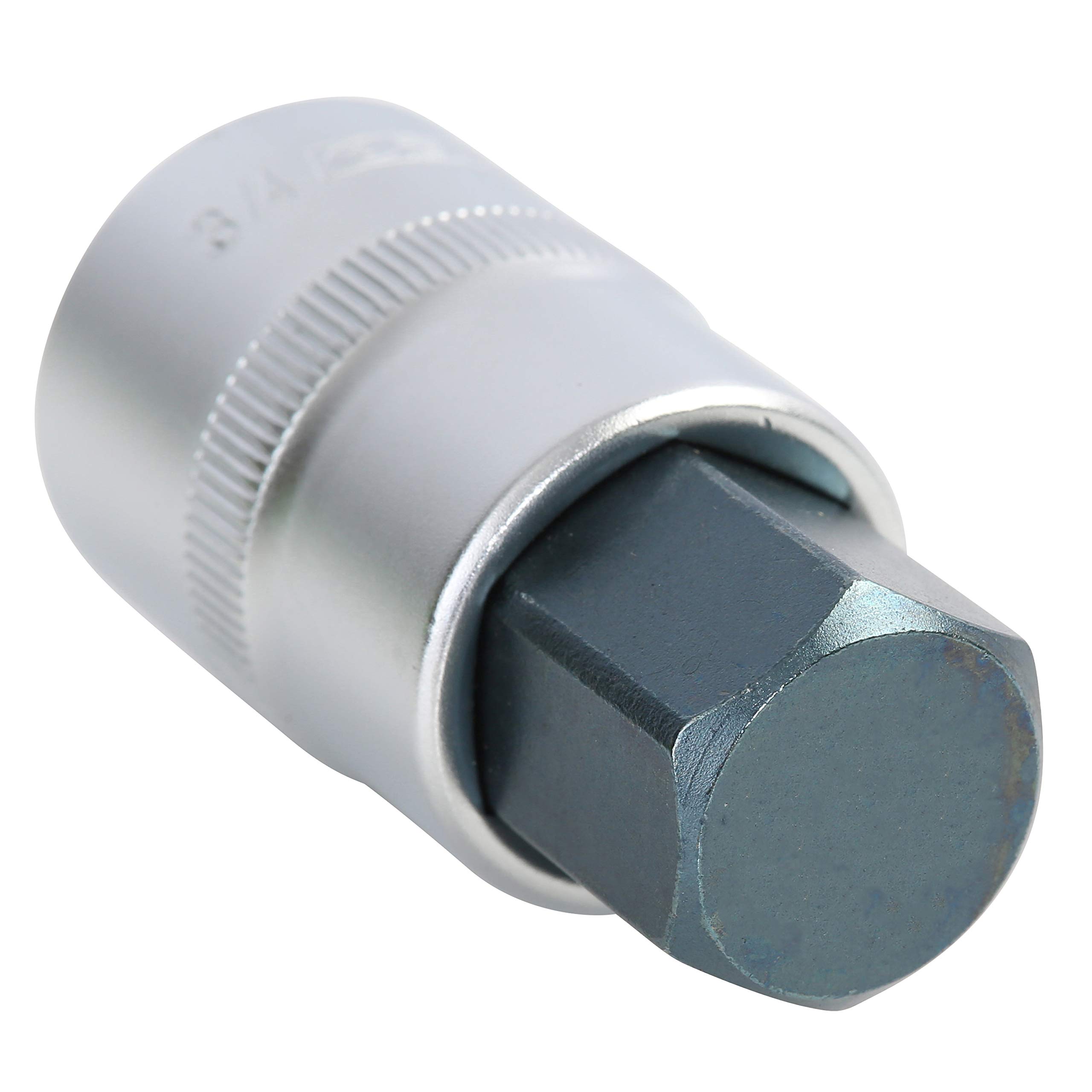 OEMTOOLS 22874 3/4 Inch Hex Bit Socket - 1/2 Inch Drive Heavy Duty Bike Repair Tool for Home Improvement & Automotive Maintenance | Perfect for Hex Bit Socket Sets, Bicycle Repairs & DIY Projects