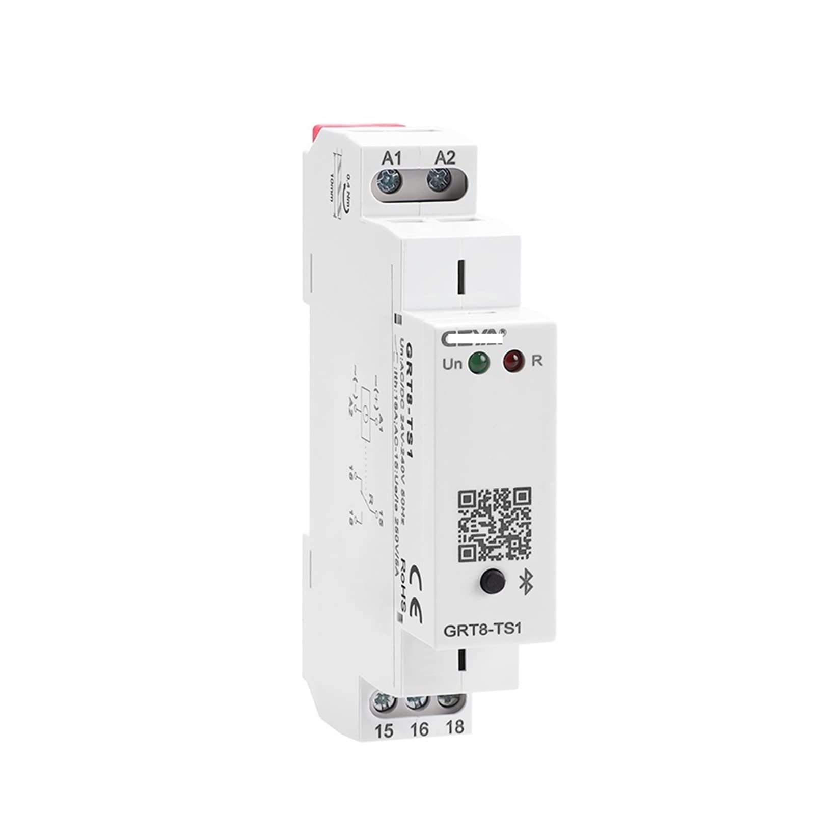 GRT8-TS Smart Timer Relay 16A AC220V/110V DC60V/48V/24V with Android APP Control - Perfect for Home Automation, Industrial Equipment, and Electrical Systems