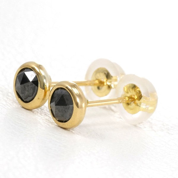 18K Yellow Gold Black Diamond Earrings for Women - Luxury Dangle Earrings for Parties, Weddings & Special Occasions