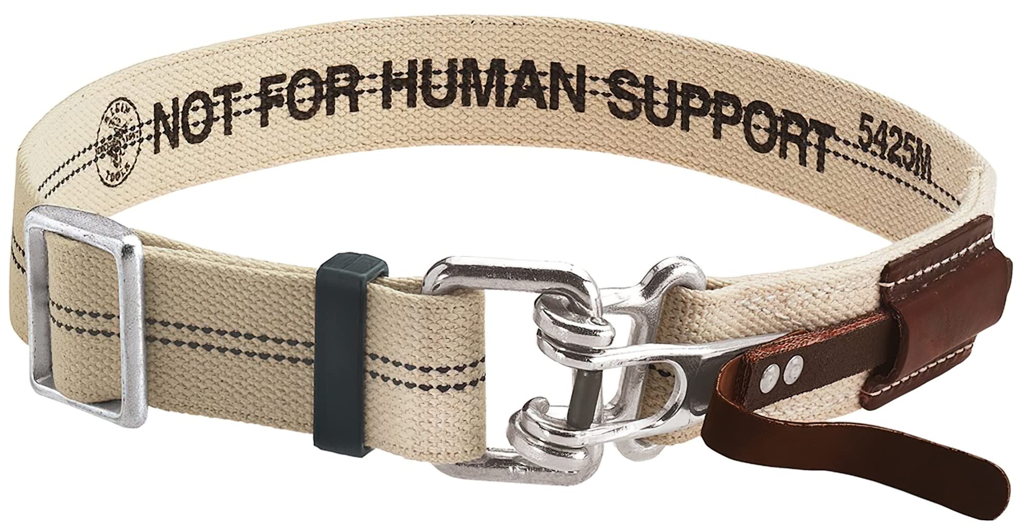 Klein Tools 5425XL Heavy Duty Tool Belt with Quick Release Buckle - XL Size for Electricians & Construction Workers | Perfect for Job Sites & DIY Projects