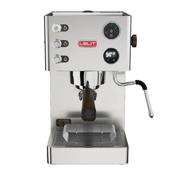 Lelit Victoria PL91T Espresso Machine - Semi-Automatic Coffee Maker with PID Temperature Control for Home Baristas | Perfect for Espresso, Cappuccino & Latte at Home