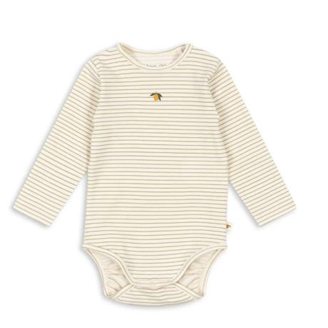 Organic Cotton Long Sleeve Bodysuit for Babies & Toddlers (9M-2Y) - GOTS Certified | Soft & Comfortable for Everyday Wear, Playtime & Layering