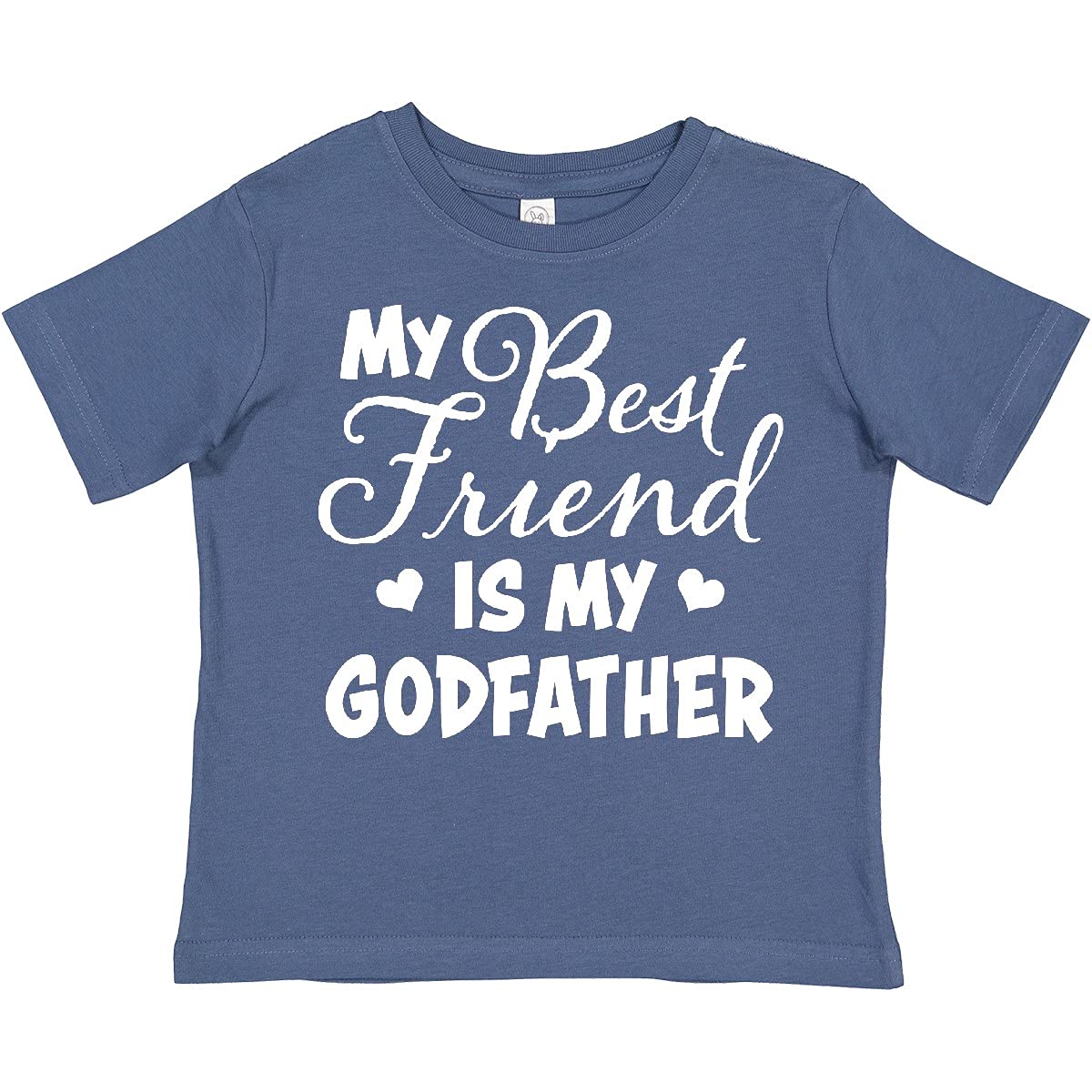 My Best Friend is My Godfather with Hearts Toddler T-Shirt - Perfect for Family Gatherings and Special Occasions