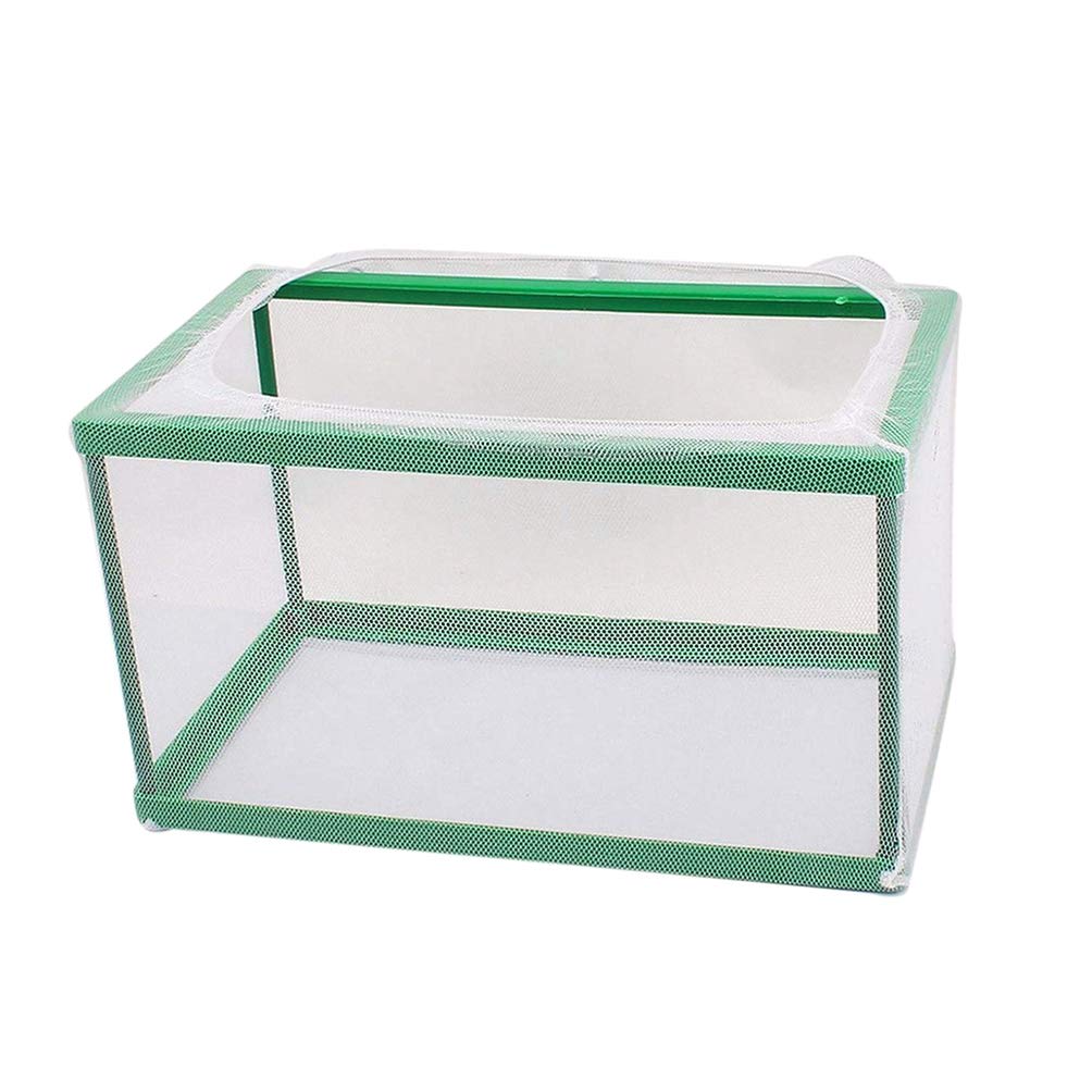 Aquarium Breeding Box - Fish Tank Hatchery & Spawning Incubator with Net (26.5x15x15cm) - Perfect for Safe Fish Breeding, Fry Separation, and Aquatic Plant Cultivation
