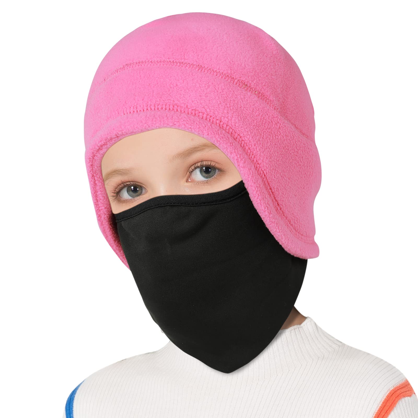 Venswell Kids Balaclava Ski Mask for Boys & Girls - Fleece Winter Hat, Cold Weather Face Cover & Helmet Liner for Snowboarding, Skiing, Outdoor Activities