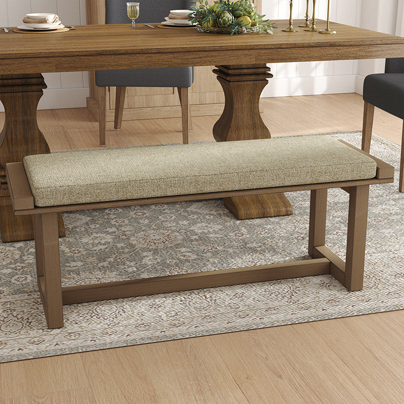 Modern Dining Bench with Solid Wood Frame - Stylish & Durable Seating for Kitchen, Dining Room, or Breakfast Nook - Perfect for Small Spaces & Family Gatherings