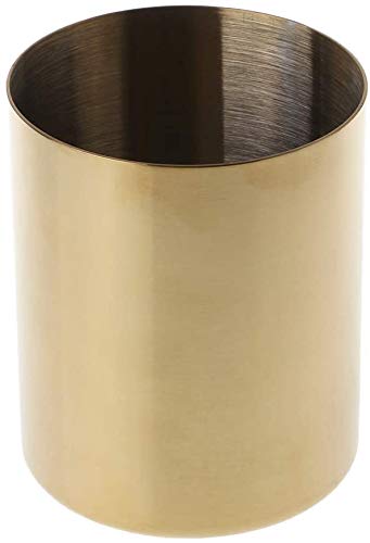 Nordic Style Gold Pen Holder - Elegant Pencil Pot Organizer for Home & Office Desk Decor | Perfect for Stationery Storage & Workspace Organization