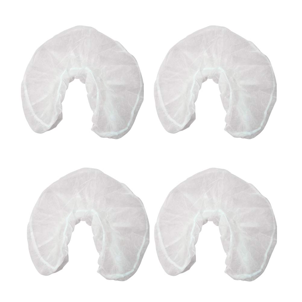 50pcs Disposable U-Shaped Neck Pillows - Travel & Cosmetic Use