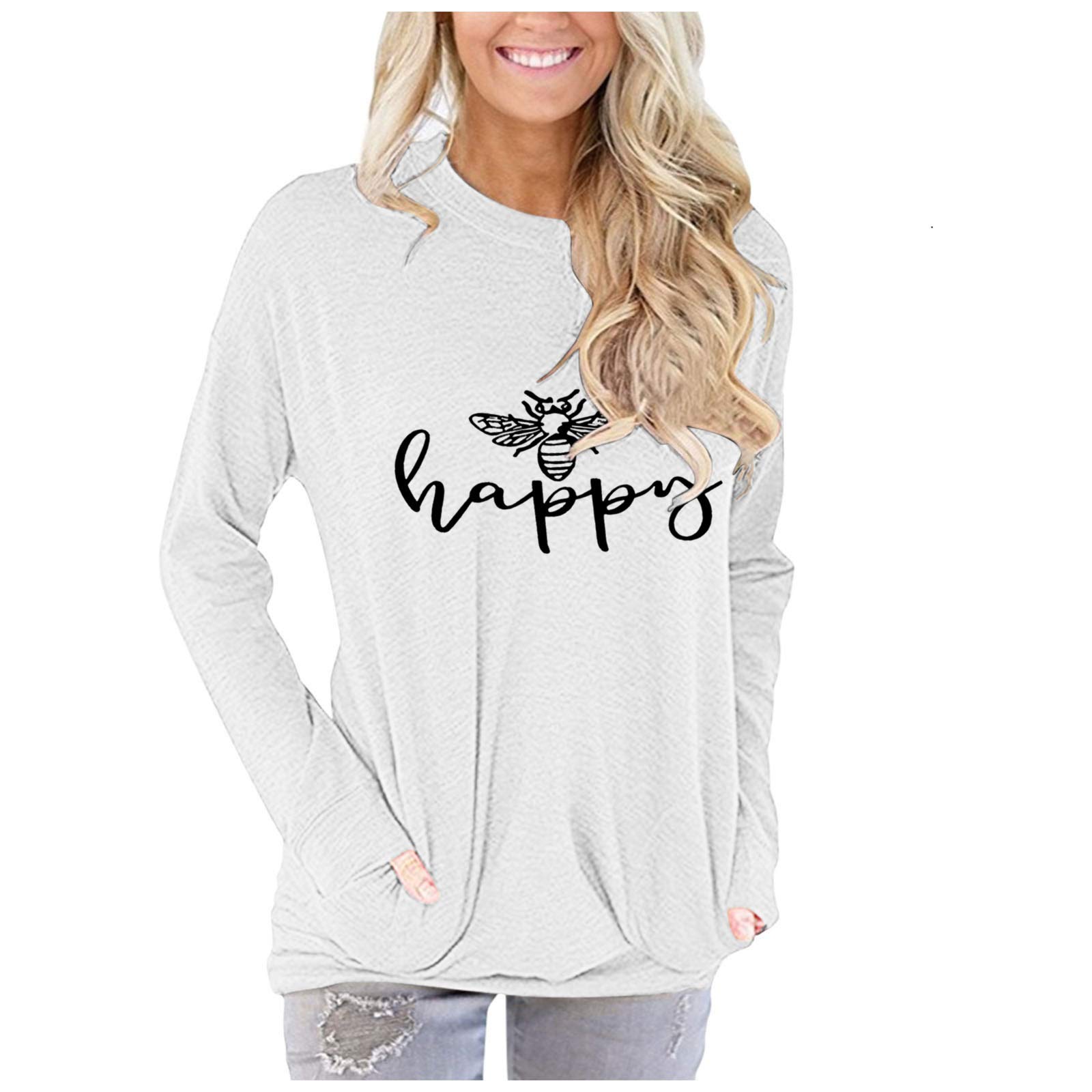 Women's Long Sleeve Crew Neck Tunic Top - Casual Loose Fit Blouse for Fall Fashion | Perfect for Layering, Office Wear & Everyday Outfits