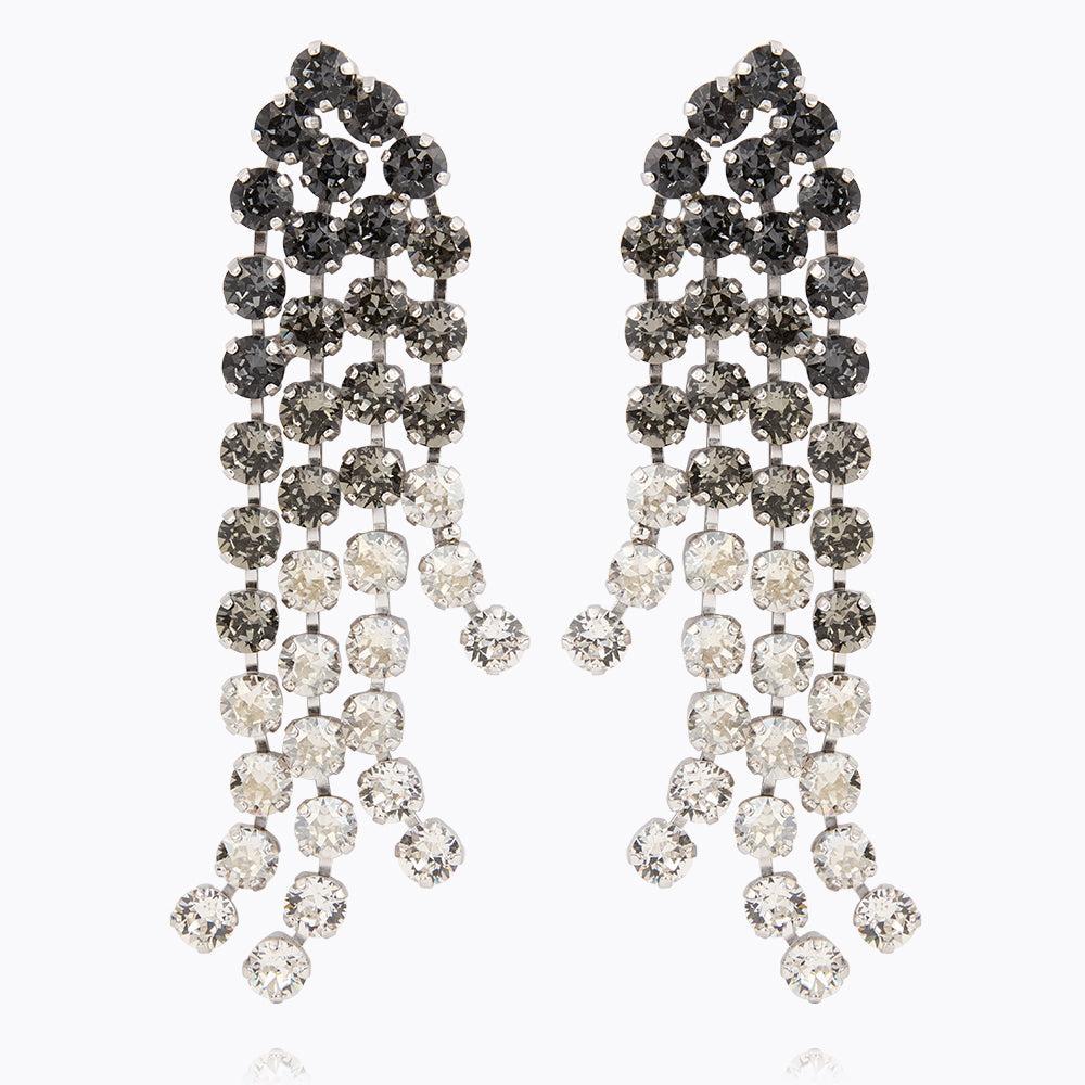 Rosanna Earrings - Stylish Black Shade Combo for Women | Elegant Dangle Earrings for Parties, Weddings & Everyday Wear
