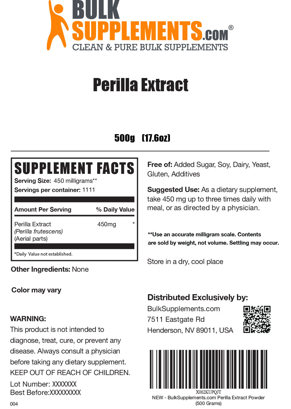 Organic Perilla Extract Powder - 100% Pure & Natural Supplement for Immune Support & Wellness - Perfect for Smoothies, Teas & Cooking