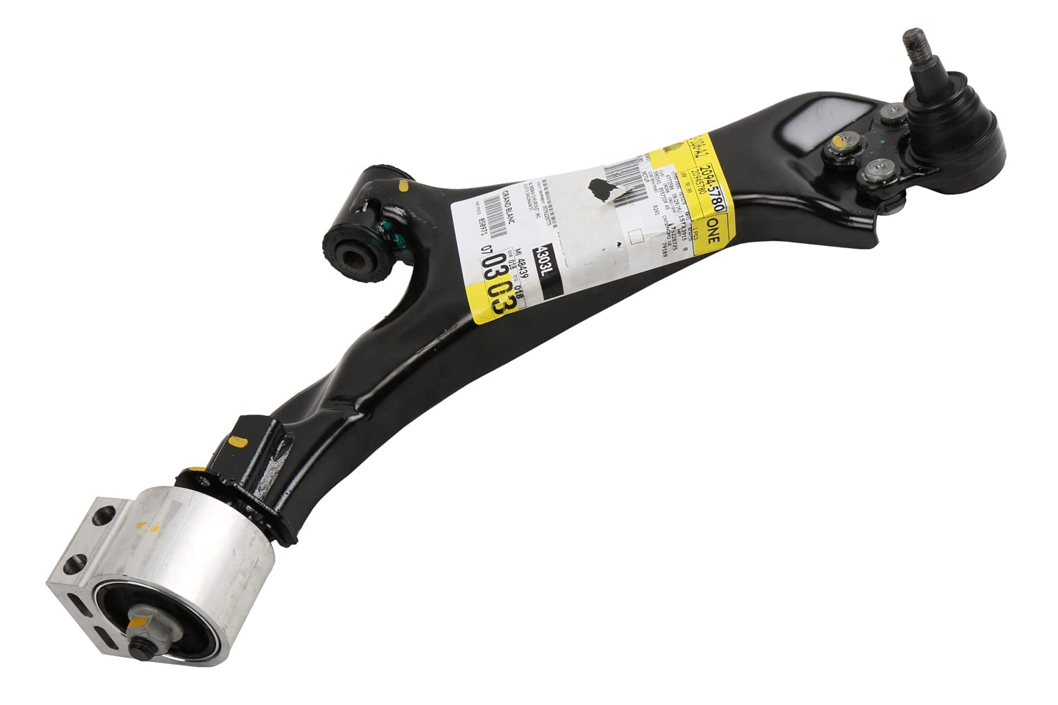 GM Genuine Parts 20945780 Front Passenger Side Lower Control Arm - Replacement for Chevy, GMC, Buick, Cadillac | Improves Ride Quality & Handling | Perfect for Off-Roading, Daily Commuting & Performance Upgrades