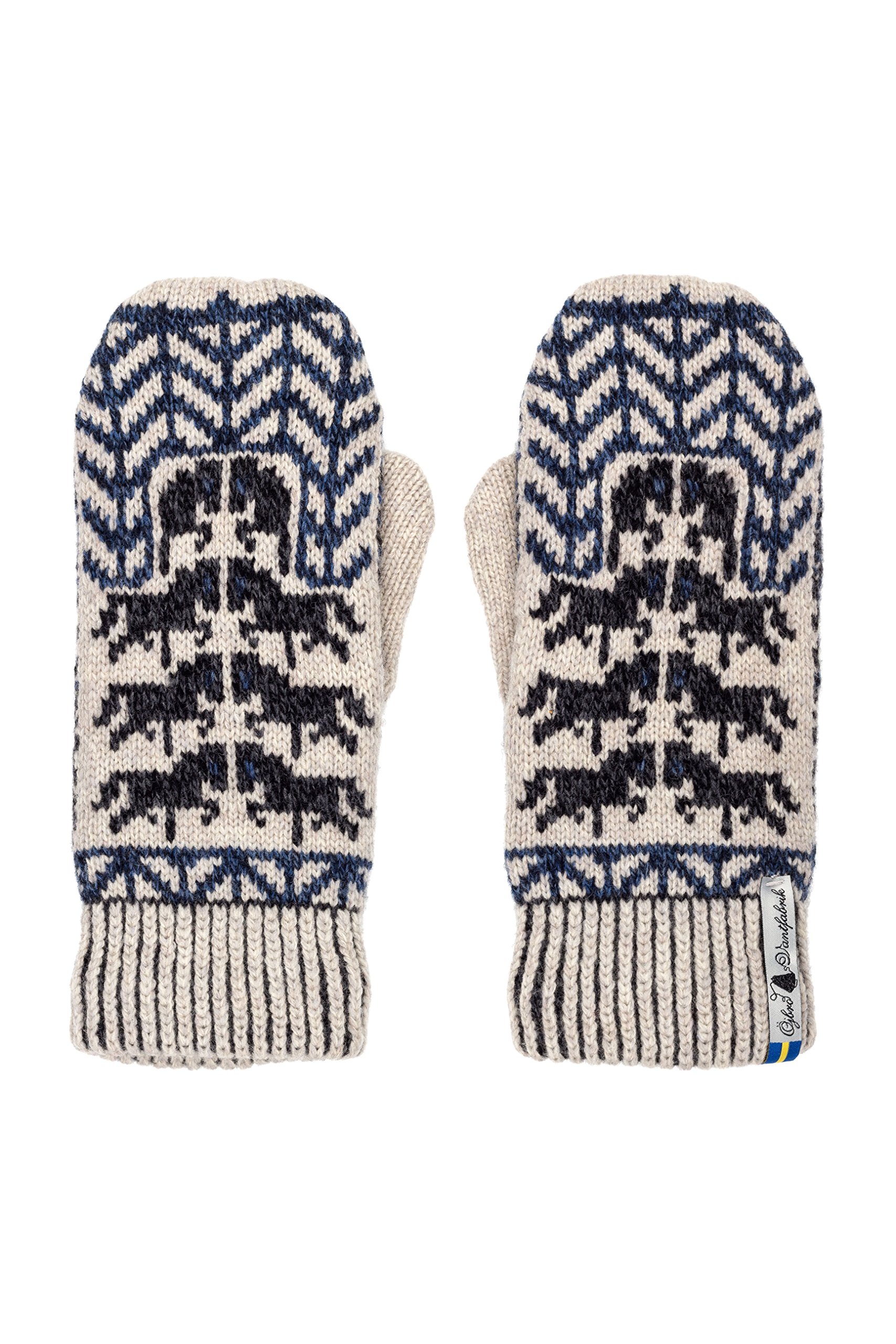 Premium Öjbro Swedish Made 100% Merino Wool Mittens – Ultra Soft, Thick & Extremely Warm Winter Gloves (Raynaud's Association Recommended) – Perfect for Skiing, Snowboarding & Cold Weather Activities