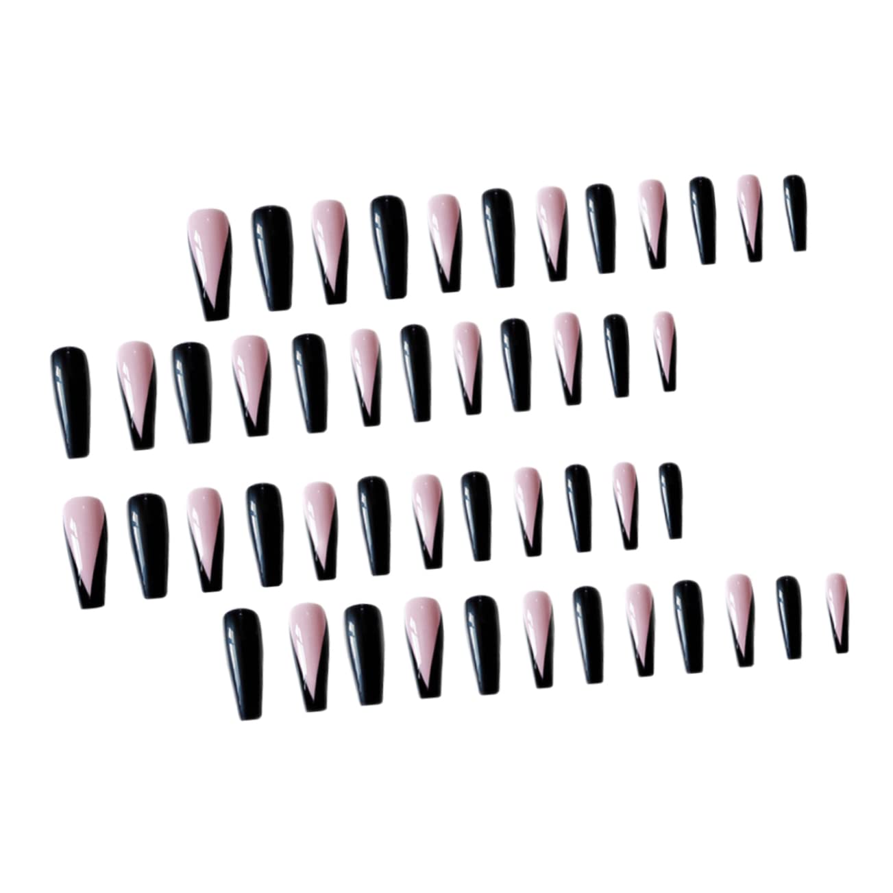 FOMIYES 48pcs False Nails - Full Cover Fake Nails with Bow Decorations, Nail Art Stickers & Salon Supplies for Manicure, Pedicure & DIY Nail Designs | Perfect for Parties, Weddings & Special Occasions