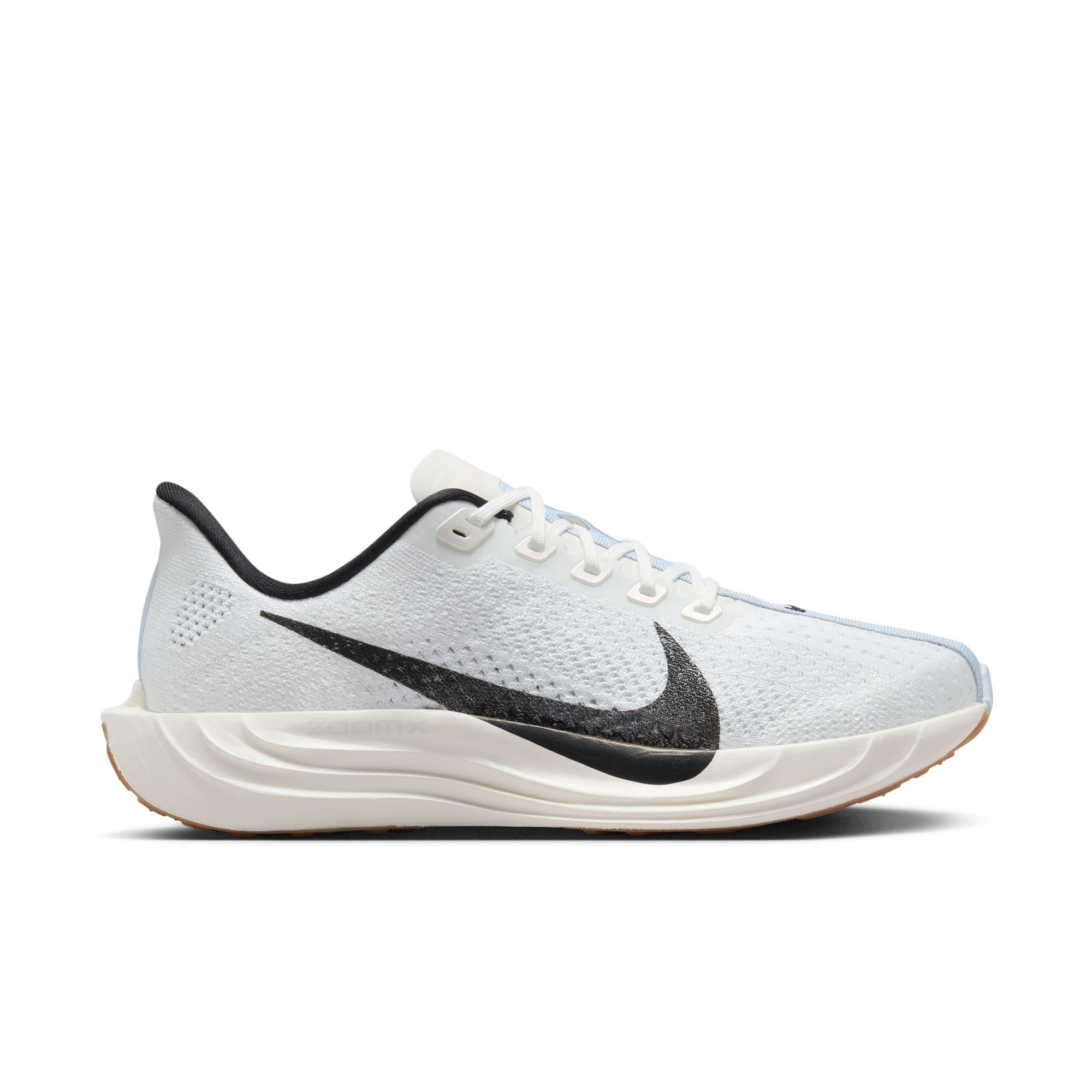 Nike Air Zoom Pegasus Plus Men's Running Shoes (D Width) - White/Sail/Blue Tint/Black | Cushioned Support for Road Running, Training & Daily Wear