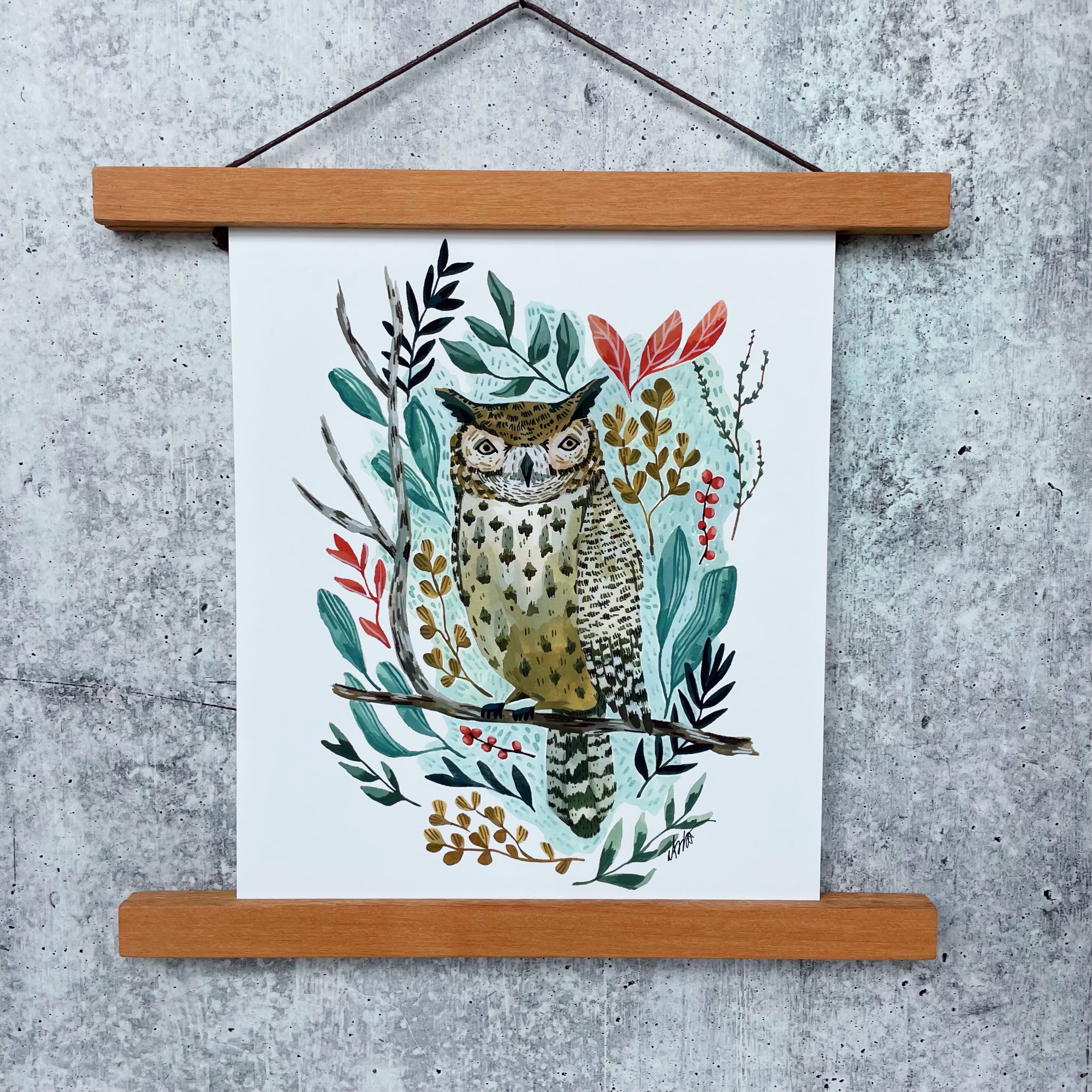 Floral Owl Print T-Shirt - Stylish & Comfortable Women's Graphic Tee for Casual Wear, Outfits & Everyday Fashion