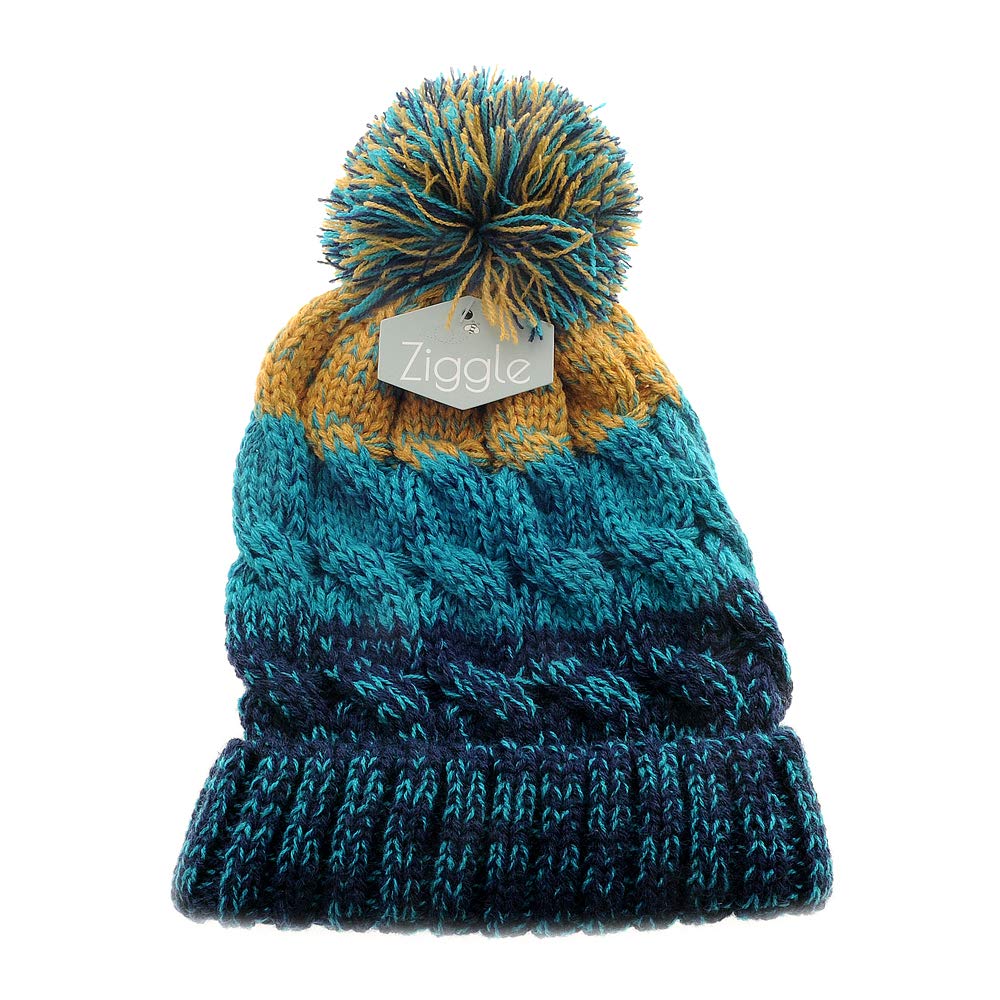 Ziggle Baby Woolly Winter Knitted Hat for Infants - Soft Warm Baby Beanie - Essential Newborn Winter Clothing for Boys & Girls - Perfect for Outdoor Activities, Snow Play & Cold Weather Protection