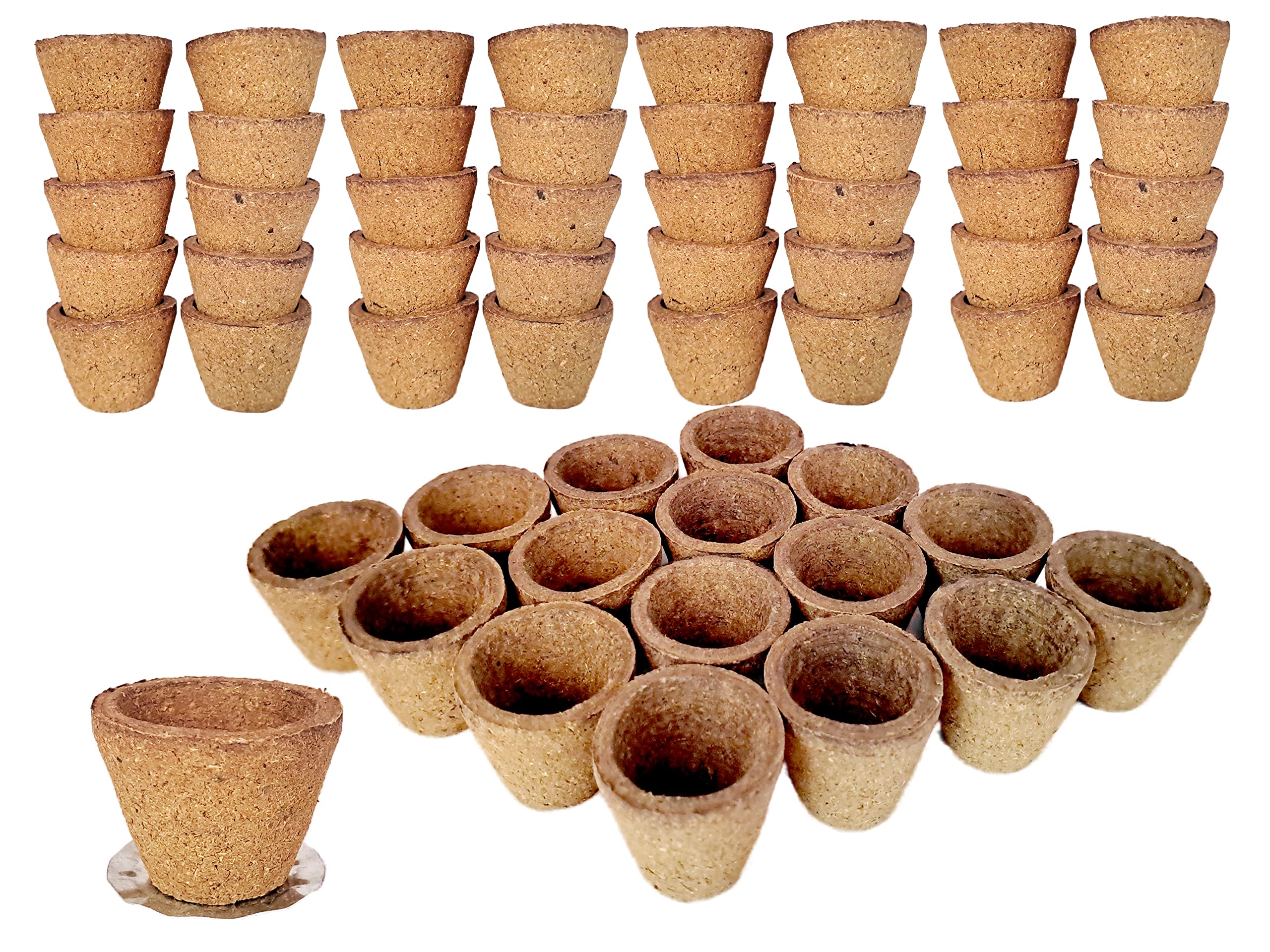 Organic Havan Sambrani Dhoop Cups - Cow Panchgavya Incense for Prayer & Pooja Rituals - 100 Pcs Pack - Perfect for Meditation, Yoga & Spiritual Cleansing