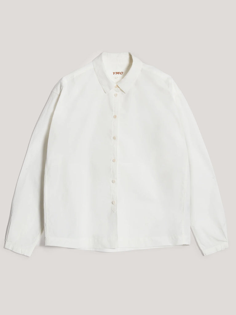 YMC Marianne Poplin Shirt for Women - Classic White Button Down Shirt, Casual & Office Wear, Perfect for Work, Dates & Everyday Outfits