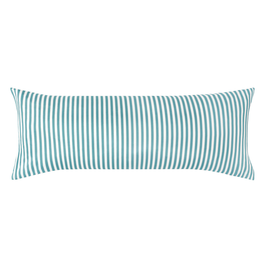 Turquoise Striped Extra Long Throw Pillow - Soft Decorative Couch Pillow for Living Room, Bedroom & Sofa - Perfect for Home Decor and Cozy Comfort