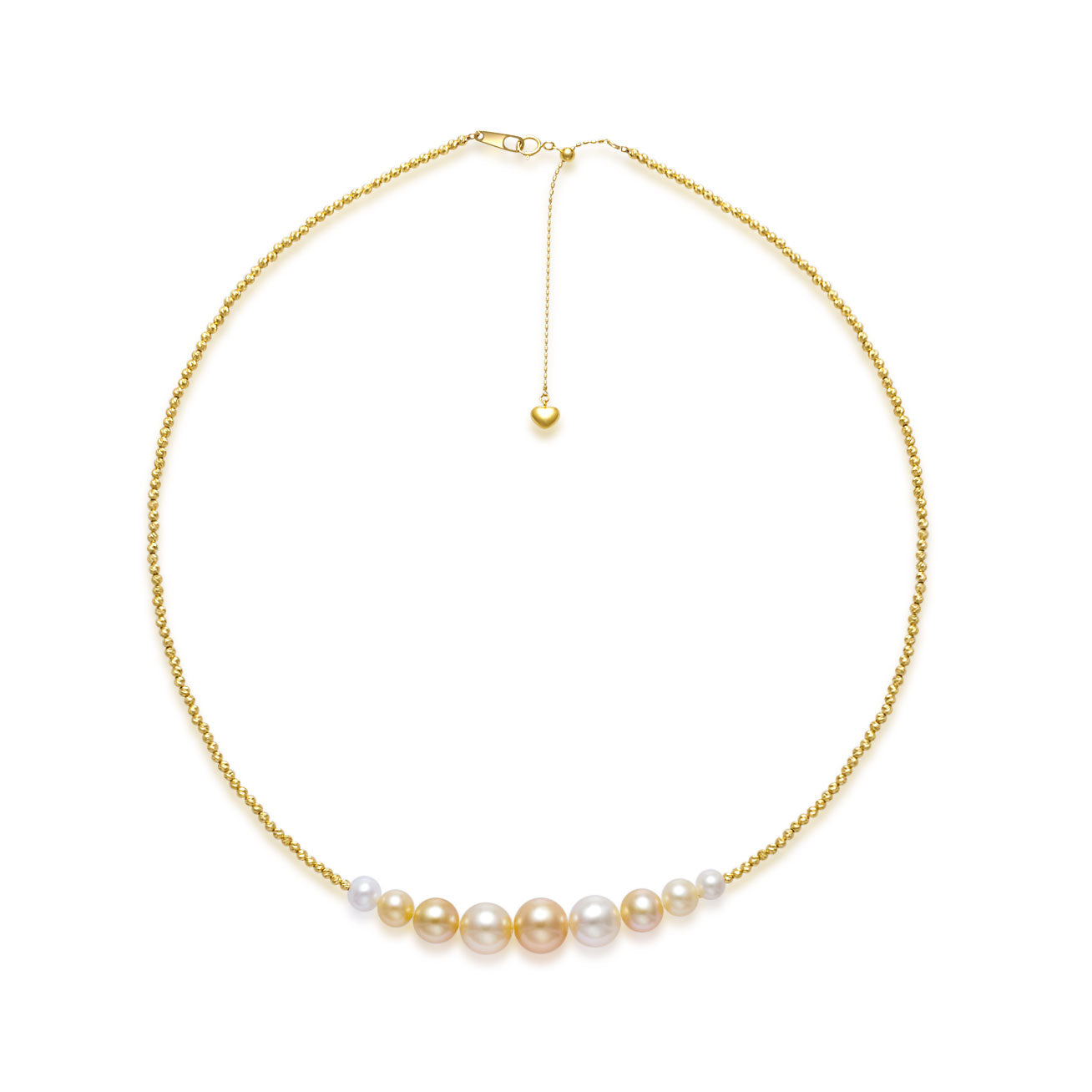 18K Gold South Sea Golden Pearl Necklace KN00209 | HARMONY - Luxury Pearl Jewelry for Women, Elegant Gift for Wedding, Anniversary & Special Occasions