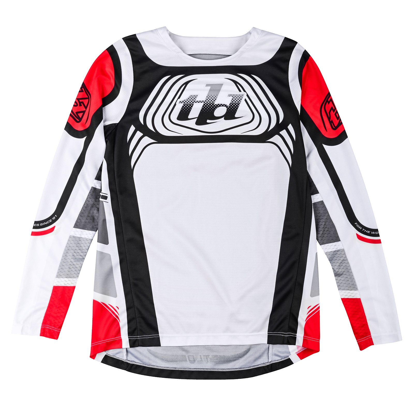 Youth GP Pro Jersey Wavez Off White/Red - High-Performance Cycling & Racing Apparel for Men & Women - Perfect for Road Biking, Mountain Biking & Outdoor Sports