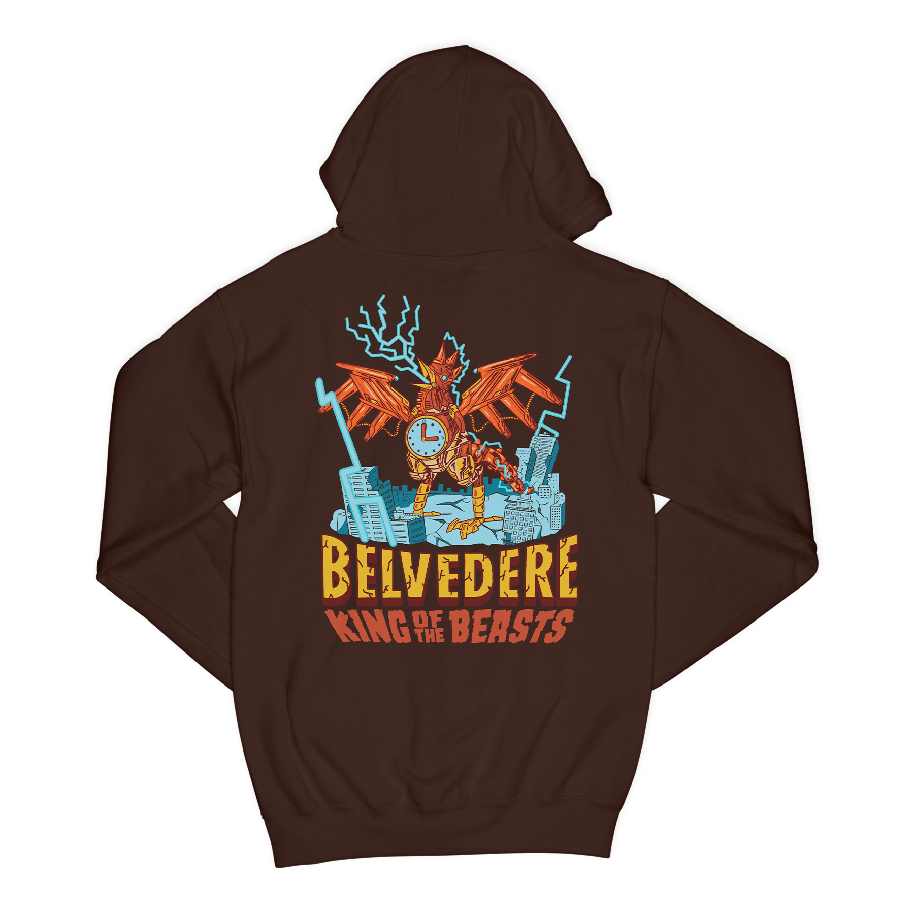 Stylish Atrix Hoodie for Men & Women - Soft Cotton Pullover with Kangaroo Pocket (Brown) - Perfect for Casual Wear, Gym, and Outdoor Activities
