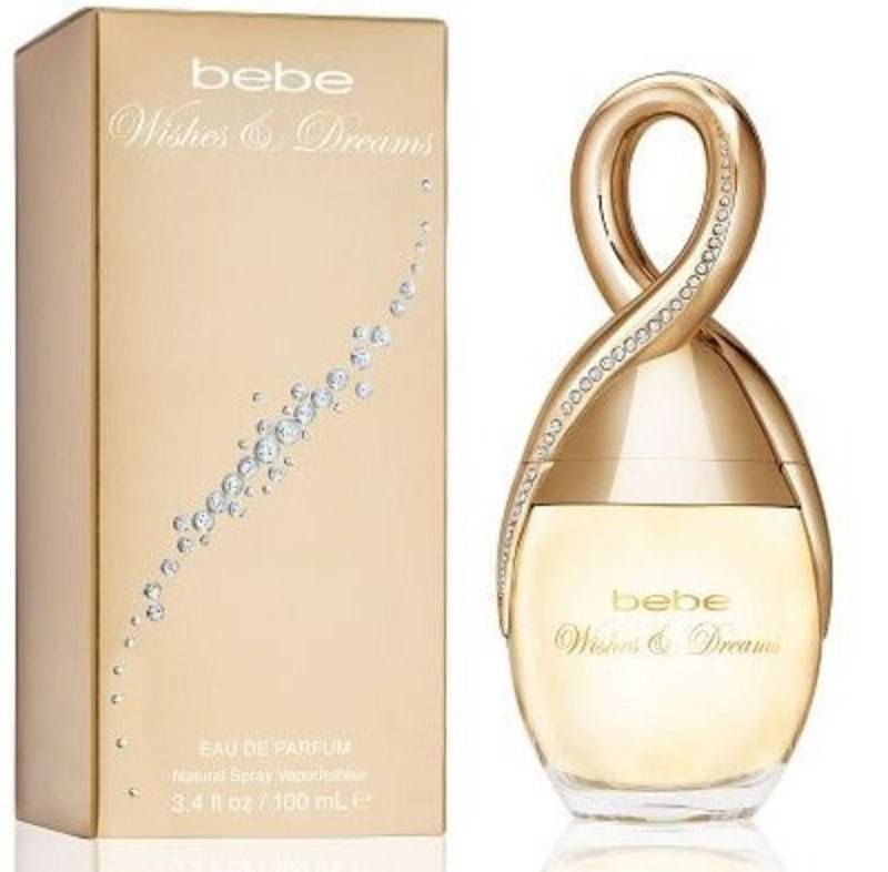 BEBE WISHES AND DREAMS Women's Perfume - Eau De Parfum Spray 3.4 oz / 100ml, Floral Fruity Fragrance for Women, Long Lasting Luxury Scent - Perfect for Date Night, Office & Special Occasions