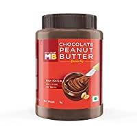 MuscleBlaze Chocolate Peanut Butter Crunchy - High Protein Spread, No Trans Fat, Energy Booster, 1kg Jar - Perfect for Post-Workout Recovery & Healthy Snacking
