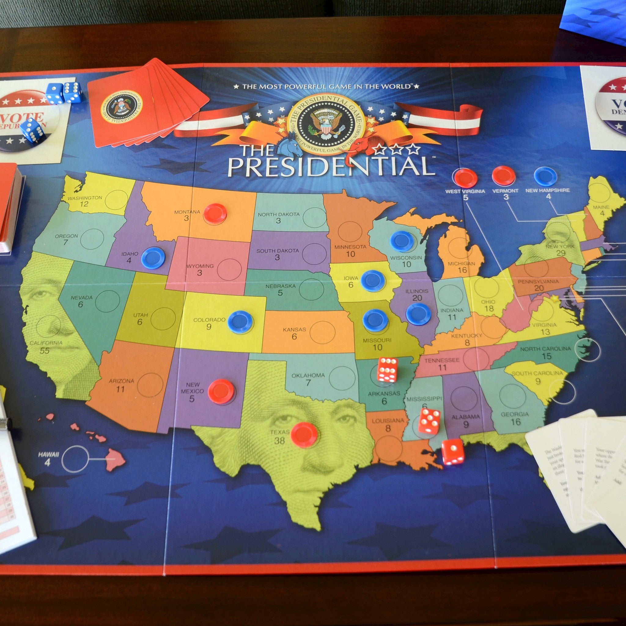 The Presidential Board Game - Strategy Game for Family & Friends - Fun Political Party Game for Game Nights & Social Gatherings