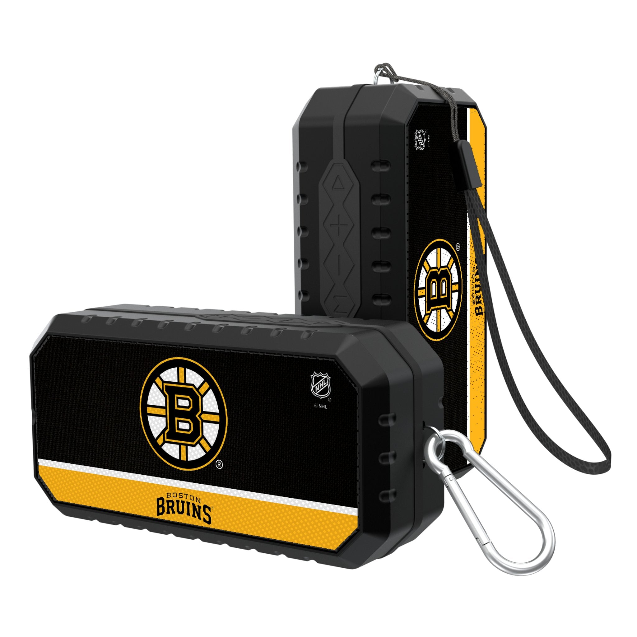 Boston Bruins Endzone Solid Bluetooth Speaker - Portable Wireless Speaker with Rich Bass, 12H Playtime - Perfect for Home, Office, and Outdoor Parties