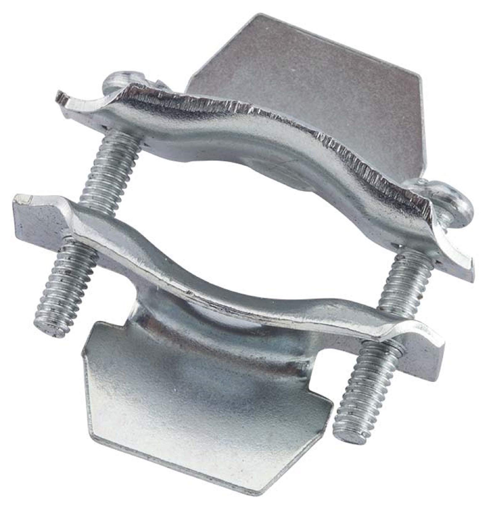 Halex 3/8 Inch Non-Metallic (NM) 2-Piece Clamp Connectors - 26510 (5-Pack) for Secure Electrical Wiring in Residential & Commercial Buildings
