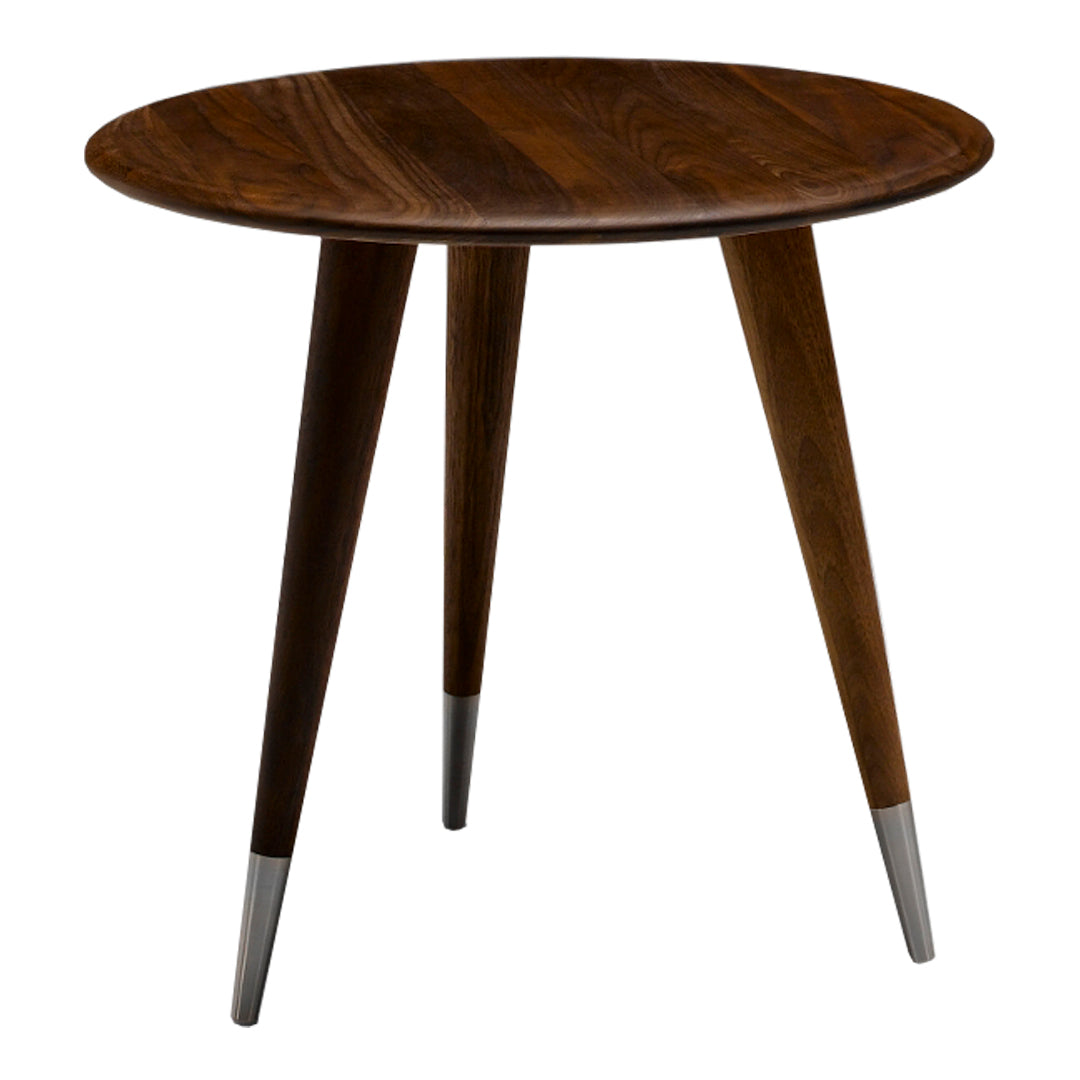 AK2510 Modern Point End Table - Small Side Table for Living Room, Bedroom, or Office - Perfect for Holding Lamps, Drinks, and Decor